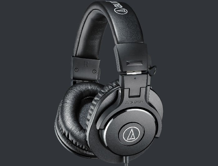 An Audio-Technica ATH-M30x headphone