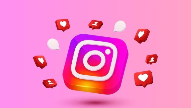 Picture of Instagram logo and engagement