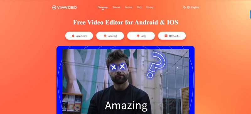 VivaVideo homepage