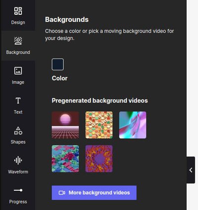 SoundMadeSeen&#x27;s background tool