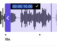 Manually select a timecode