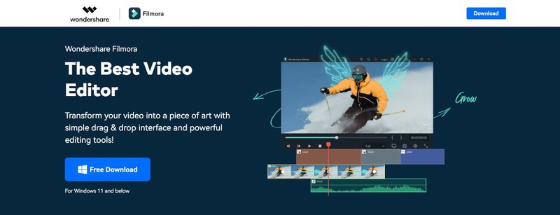 Wondershare Filmora video editor